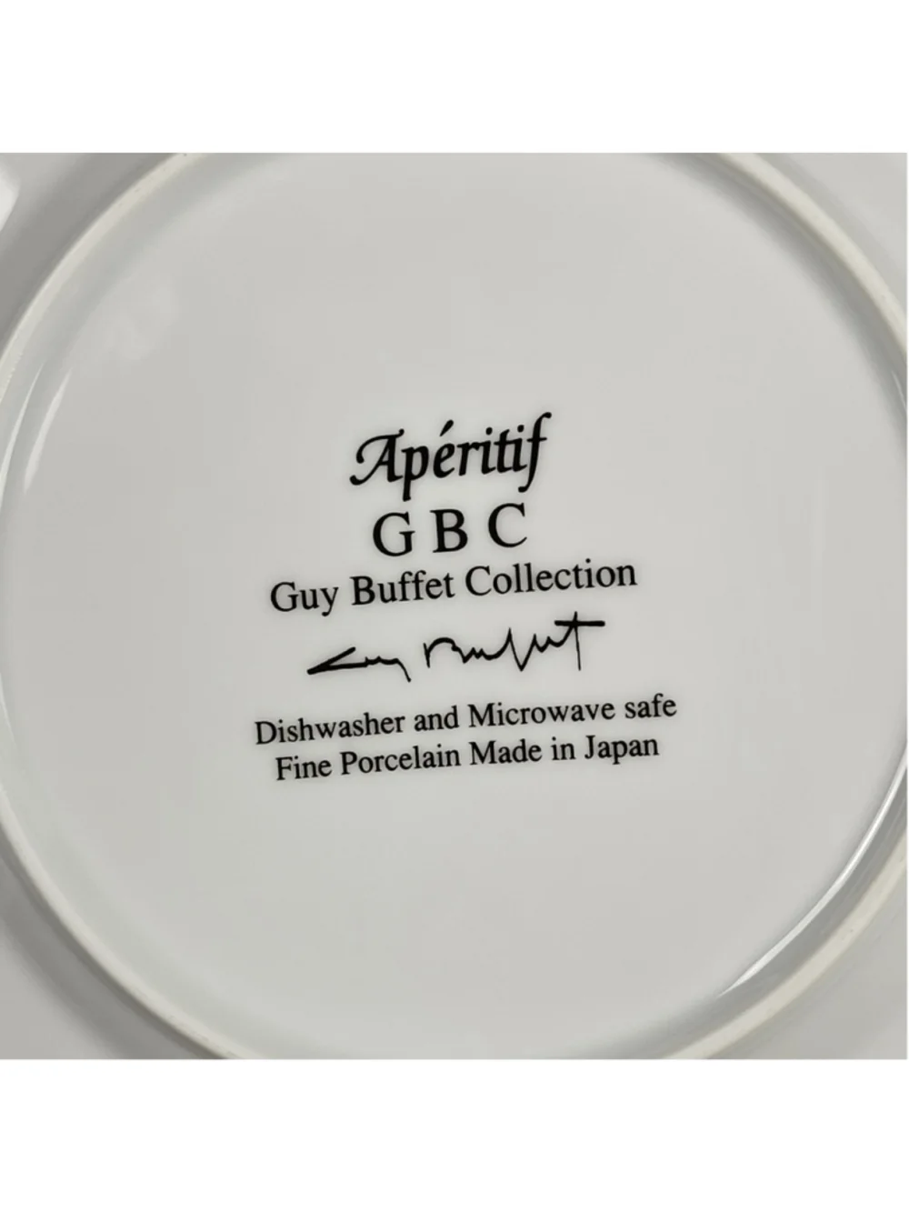 Set of 4 Guy Buffet Marche Aux Fleurs Porcelain Plates Salad Dessert Bistro Vtg